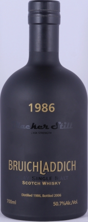 Bruichladdich 1986 20 Years Blacker Still 1st Release Fresh Olorosso Sherry Casks Islay Single Malt Scotch Whisky Cask Strength 50.7%