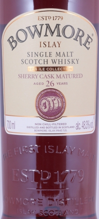 Bowmore 1988 26 Years Sherry Cask No. 3001 Feis Ile 2015 Limited Edition Islay Single Malt Scotch Whisky 48.3%