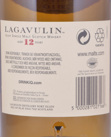Lagavulin 12 Years 10th Special Release 2010 Limited Edition Islay Single Malt Scotch Whisky Cask Strength 56,5%
