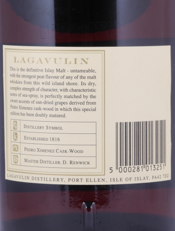 Lagavulin 1981 18 Years Distillers Edition 2000 3rd Special Release lgv.4/465 Islay Single Malt Scotch Whisky 43.0% 1.0L