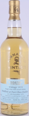 Port Ellen 1979 23 Years Refill Butt Cask No. 6770 Signatory Vintage Islay Single Malt Scotch Whisky 43,0%