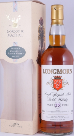 Longmorn 25 Years Release 2004 Gordon und MacPhail Licensed Bottling Speyside Single Malt Scotch Whisky 40,0%