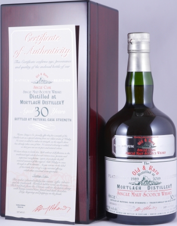 Mortlach 1989 30 Years Oloroso Sherry Cask Old and Rare Heritage Platinum Selection Speyside Single Malt Scotch Whisky 48,5%