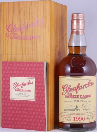 Glenfarclas 1990 29 Years The Family Casks Winter 2019 Sherry Hogshead Cask No. 1188 Highland Single Malt Scotch Whisky 53.1%