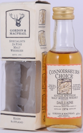 Dailuaine 1974 21 Years Gordon and MacPhail Connoisseurs Choice Miniature Highland Single Malt Scotch Whisky 40.0%