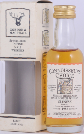 Glenesk 1982 13 Years Gordon und MacPhail Connoisseurs Choice Miniatur Highland Single Malt Scotch Whisky 40,0%