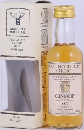 Glenlochy 1977 20 Years Gordon und MacPhail Connoisseurs Choice Miniatur Highland Single Malt Scotch Whisky 40,0%