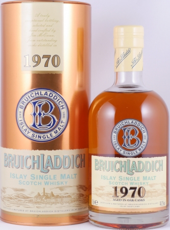 Bruichladdich 1970 31 Years First Fill Bourbon Cask Islay Single Malt Scotch Whisky 44,2%