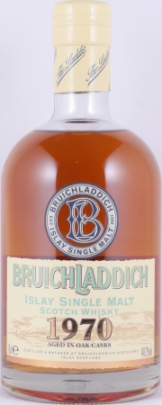 Bruichladdich 1970 31 Years 1st Fill Bourbon Cask Islay Single Malt Scotch Whisky 44.2%