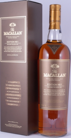 Macallan Edition No. 1 European & American Oak Sherry Casks Limited Release 2015 Highland Single Malt Scotch Whisky 48,0%