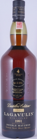 Lagavulin 1991 16 Years Distillers Edition 2007 Special Release lgv.4/495 Islay Single Malt Whisky 43,0% 1,0L