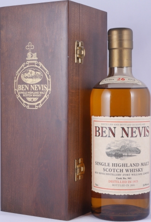 Ben Nevis 1975 26 Years Bourbon Cask No. 945 Highland Single Malt Scotch Whisky Cask Strength 53,9%