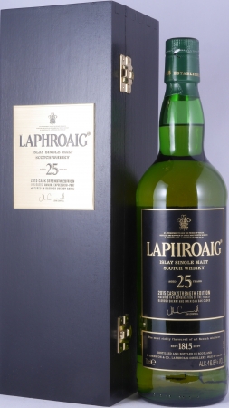 Laphroaig 25 Years Olosoro Sherry- und Bourbon Limited Edition 2015 Islay Single Malt Scotch Whisky Cask Strength 46,8%