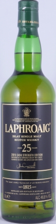 Laphroaig 25 Years Olosoro Sherry- und Bourbon Limited Edition 2015 Islay Single Malt Scotch Whisky Cask Strength 46,8%