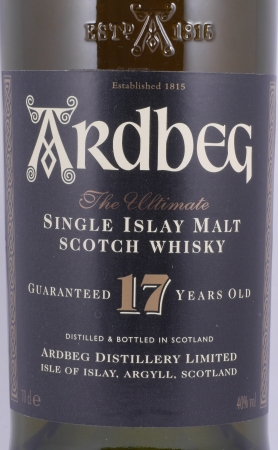 Ardbeg 17 Years Release 2002 Limited Edition Islay Single Malt Scotch Whisky 40.0%