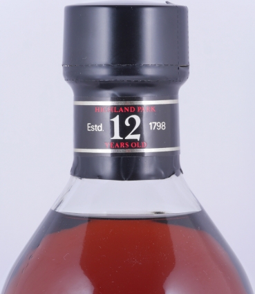 Highland Park 12 Years Ornamental H Screen Printed Label Orkney Islands Single Malt Scotch Whisky 43.0%