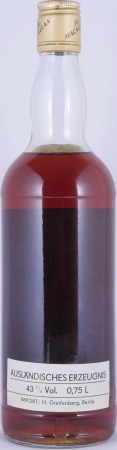 Macallan 12 Years Sherry Wood Golden Screw Cap Highland Single Malt Scotch Whisky 43.0%