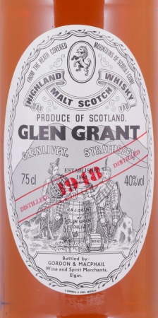 Glen Grant 1948 40 Years Sherry Cask Gordon und MacPhail Licensed Bottling Highland Single Malt Scotch Whisky 40.0%