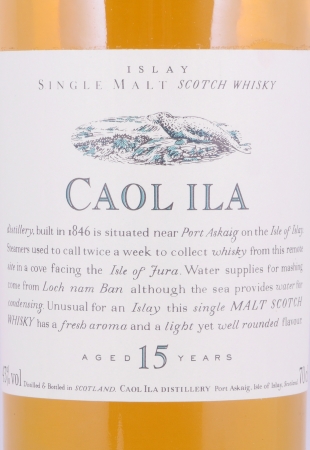 Caol Ila 15 Years Flora and Fauna Old Bottling 1990s Islay Single Malt Scotch Whisky 43,0%