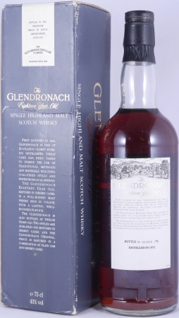 Glendronach 1972 18 Year Old Sherry Casks Highland Single Malt Scotch Whisky 43.0%