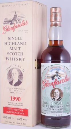 Glenfarclas 1990 17 Years Sherry Casks Nos. 1088, 4705 / 4706 Edition No. 12 Charles Doig Highland Single Malt Scotch Whisky 46,0%