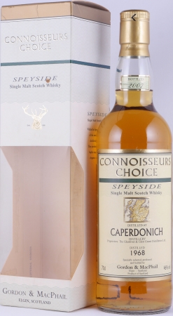 Caperdonich 1968 39 Years Refill Sherry Butts Gordon und MacPhail Connoisseurs Choice Speyside Single Malt Scotch Whisky 46,0%