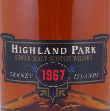 Highland Park 1967 24 Years Oak Casks Limited Release Orkney Islands Single Malt Scotch Whisky 43.0%