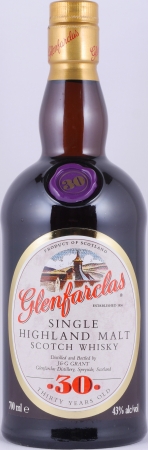 Glenfarclas 30 Years Golden 30 White Letter Limited Edition Highland Single Malt Scotch Whisky 43,0%