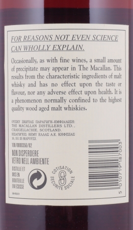 Macallan 1980 18 Years bottled in 1998 Sherry Wood Highland Single Malt Scotch Whisky 43.0%