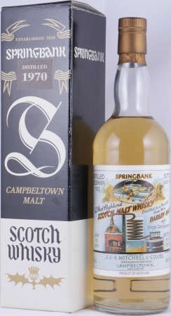 Springbank 1970 20 Years Bourbon Cask No. 3341 Pure Barley Malt Campbeltown Single Malt Scotch Whisky 46,0%
