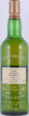 Talisker 1979 16 Years Oak Cask Cadenhead Isle of Skye Single Malt Scotch Whisky Cask Strength 62.8%