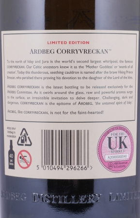 Ardbeg Corryvreckan Committee Reserve Limited Edition Islay Single Malt Scotch Whisky 57,1%