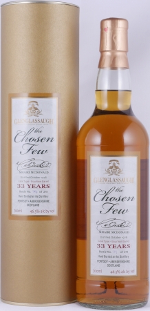 Glenglassaugh 1978 33 Years Bourbon Barrel The Chosen Few Highland Single Malt Scotch Whisky Cask Strength 46,3%