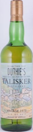 Talisker 1979 14 Years Oak cask R. W. Duthie Isle of Skye Single Malt Scotch Whisky 46,0%