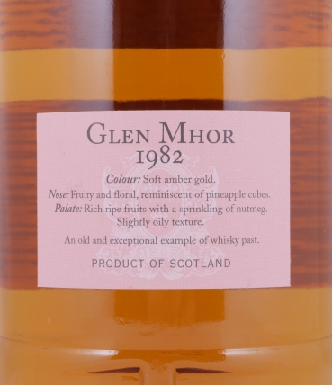 Glen Mhor 1982 26 Years Bourbon Cask No. 1216 Individual Single Cask Bottling Highland Single Malt Scotch Whisky 55.4%
