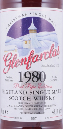 Glenfarclas 1980 32 Years Port Pipe Cask No. 11065 + 11073 Christmas Edition Highland Single Malt Scotch Whisky 48,1%