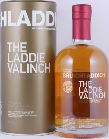 Bruichladdich 1992 22 Years Bourbon/Calvados Cask No. 002 R10/177 The Laddie Crew Valinch 11 Raymond Tibbs Islay Single Malt Scotch Whisky 49.9%