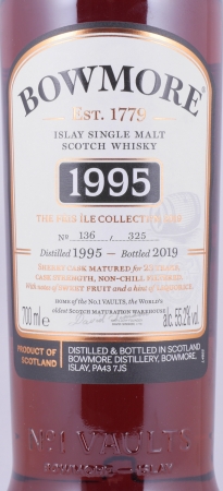 Bowmore 1995 23 Years Oloroso Sherry Cask Feis Ile 2019 Limited Edition Islay Single Malt Scotch Whisky 55,2%