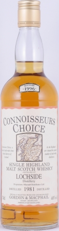 Lochside 1981 15 Years Gordon und MacPhail Connoisseurs Choice Highland Single Malt Scotch Whisky Gold Screw Cap 40,0%