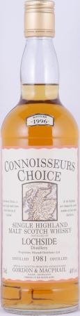 Lochside 1981 15 Years Gordon und MacPhail Connoisseurs Choice Gold Screw Cap Highland Single Malt Scotch Whisky 40,0%