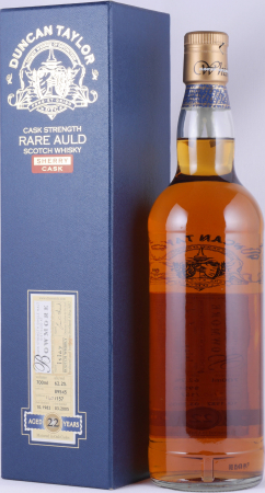 Bowmore 1982 22 Years Sherry Cask No. 89545 Duncan Taylor Cask Strength Rare Auld Islay Single Malt Scotch Whisky 62,2%
