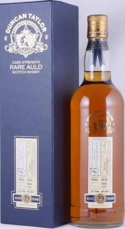 Bunnahabhain 1968 39 Years Oak Cask No. 7020 Duncan Taylor Cask Strength Rare Auld Islay Single Malt Scotch Whisky 40,5%