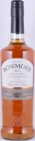 Bowmore 1989 24 Years First Fill American Oak Bourbon Barrel / French Wine Barrique Feis Ile 2014 Islay Single Malt Scotch Whisky 53,3%
