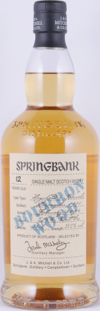 Springbank 1991 12 Years Bourbon Wood Limited Edition Campbeltown Single Malt Scotch Whisky Cask Strength 58,5%