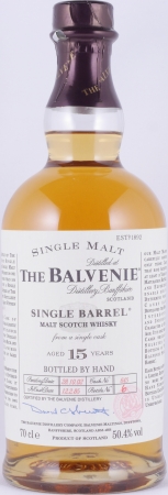 Balvenie 1985 15 Years Single Barrel Oak Cask No. 645 Highland Single Malt Scotch Whisky 50,4%