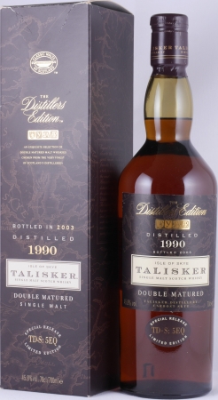 Talisker 1990 13 Years Distillers Edition 2003 Special Release TD-S: 5EQ Isle of Skye Single Malt Scotch Whisky 45.8%