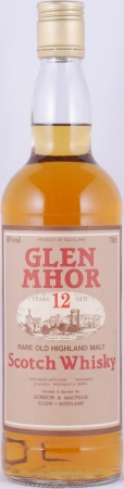 Glen Mhor 12 Years Gordon and MacPhail Distillery Label Golden Screw Cap Rare Old Highland Malt Scotch Whisky 40.0%