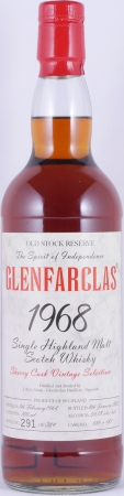 Glenfarclas 1968 34 Years Sherry Casks No. 686+687 Old Stock Reserve Highland Single Malt Scotch Whisky Cask Strength 54,1%