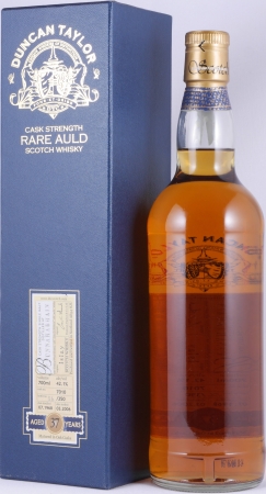 Bunnahabhain 1968 37 Years Oak Cask No. 7010 Duncan Taylor Cask Strength Rare Auld Islay Single Malt Scotch Whisky 42.1%
