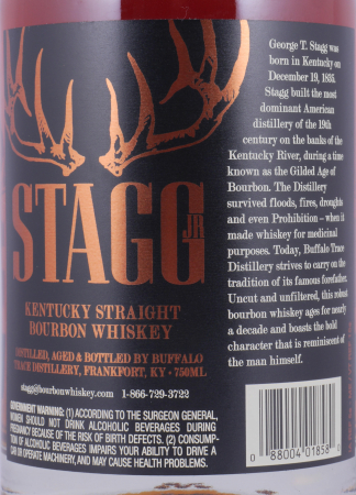 Stagg Jr. Release 2018 / Batch 11 Kentucky Straight Bourbon Whiskey Barrel Proof 63.95%